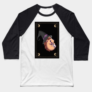 witchy hedgehog halloween Baseball T-Shirt